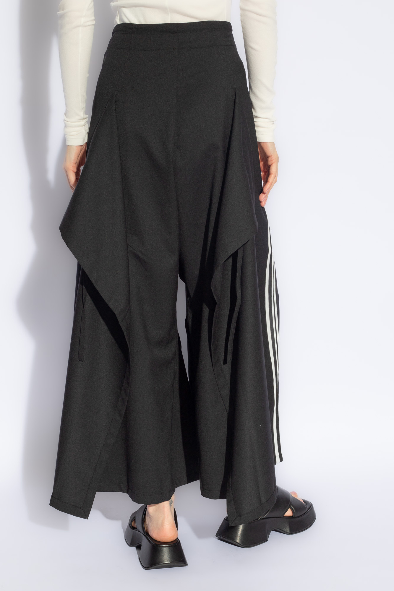 Y-3 outlet Yohji Yamamoto Classic Terry Wide Leg Pants Sz L